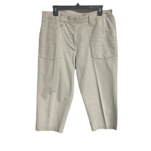 Bass khaki capris size 12